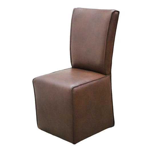 Silla Creel 100% Piel Genuina Café