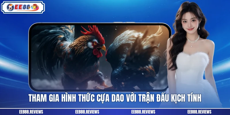 Tham gia hình thức cựa dao với trận đấu kịch tính